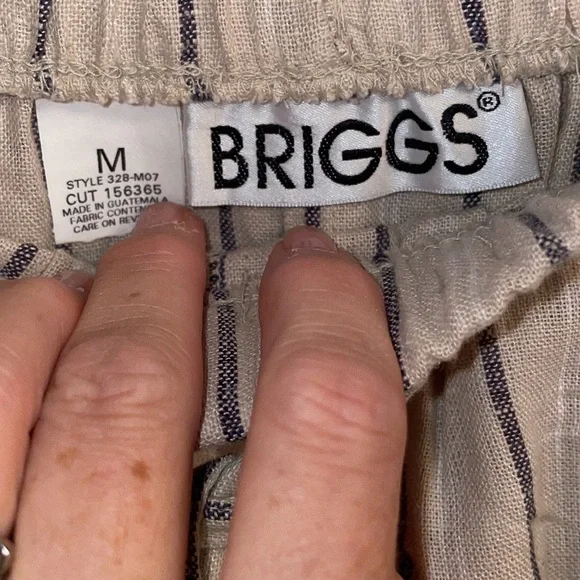 Briggs Linen-Blend Pants Medium-Coastal Beachy - Picture 4 of 6
